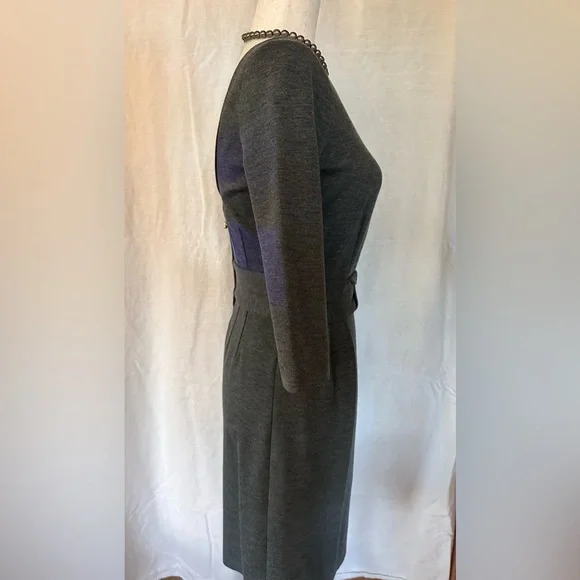 KATE SPADE DRESS SALE!!!! Kate Spade ♠️ NY Magdalena Gray Ponte Dress Sz 2 - Picture 3 of 16